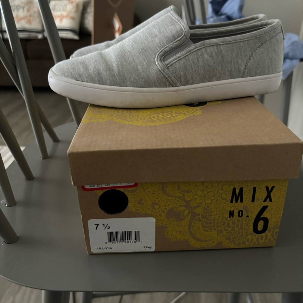 Gray sneaker